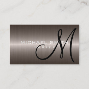 Cool Stainless Steel Metal Business Card