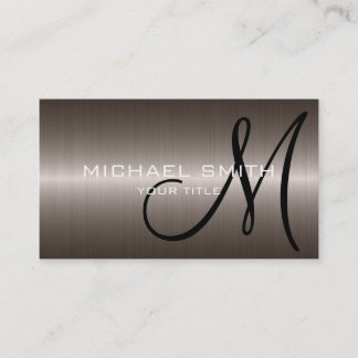 Cool Stainless Steel Metal Business Card