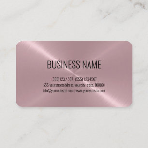 Cool Stainless Steel Metal Look #9 Business Card