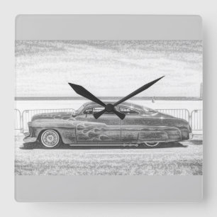 Cool Stance Square Wall Clock