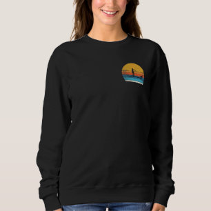 Cool Stand Up Paddle Board Dog Sup Paddling Board Sweatshirt