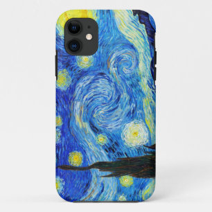 Cool Starry Night Vincent Van Gogh painting iPhone 11 Case