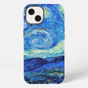 Cool Starry Night Vincent Van Gogh painting iPhone Case