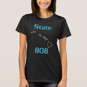 Cool State 808 Hawaii Area Code T-Shirt