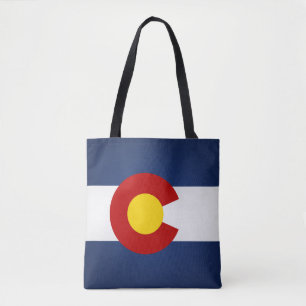 Cool State Of Colorado Flag Fashion Tote Bag