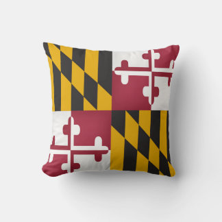 Cool State Of Maryland Flag Cushion