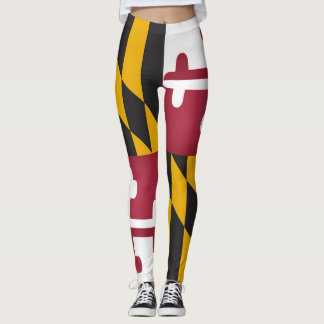 Cool State Of Maryland Flag Fashion Leggings