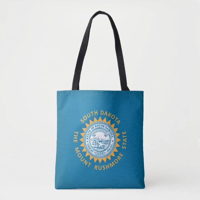 Cool State Of South Dakota Flag Fashion Tote Bag (Front)