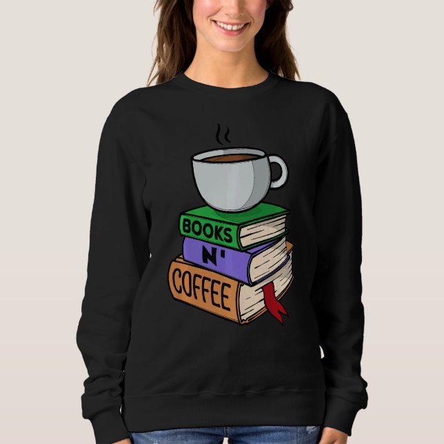 Cool Statement Coffee  Cup Drinker Cappuccino Sweatshirt (Front)