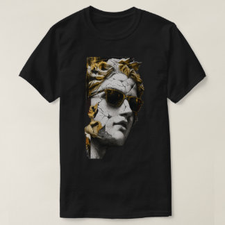 Cool Statue with Sunglasses – Ancient Wisdom Moder T-Shirt
