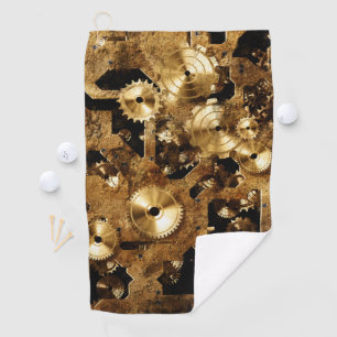 Cool Steampunk Design Golf Towel