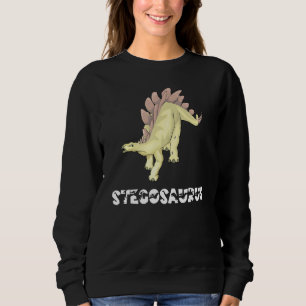 Cool Stegosaurus Dinosaur Dino Saurus Reptile Herb Sweatshirt