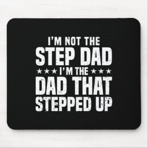 Cool Step Up Dad For Men Father World#39;s Best St Mouse Pad