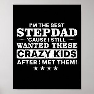 Cool Stepdad For Men Father Step Dad Parenthood St Poster