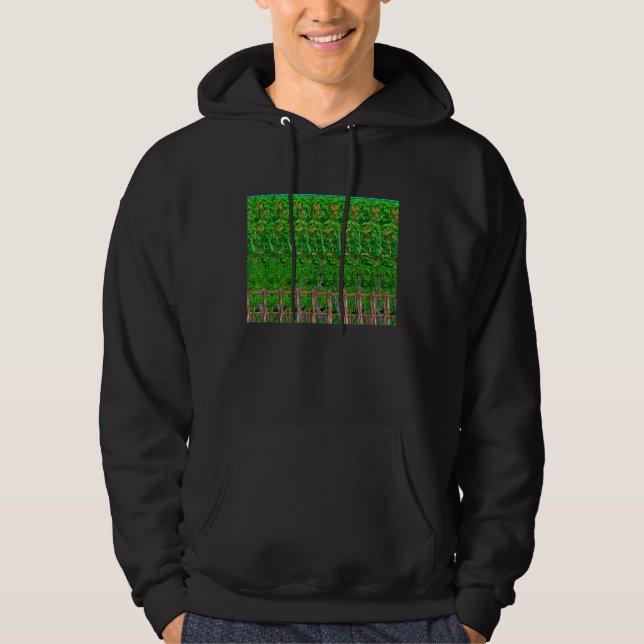 Cool Stereogram The Hidden  Illustration Graphic Hoodie (Front)