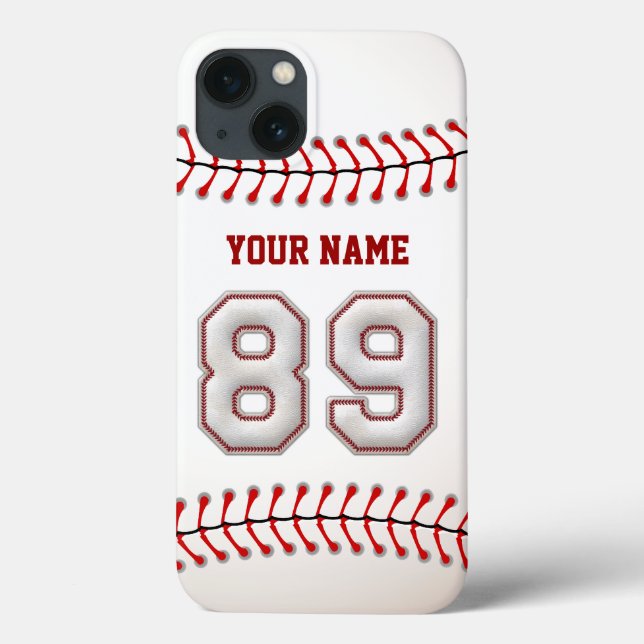 Cool Stitched Baseball Number 89 Case-Mate iPhone Case (Back)