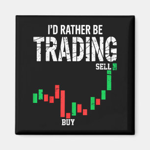 Cool Stock Market Men Women Stock Trader Day Tradi Magnet