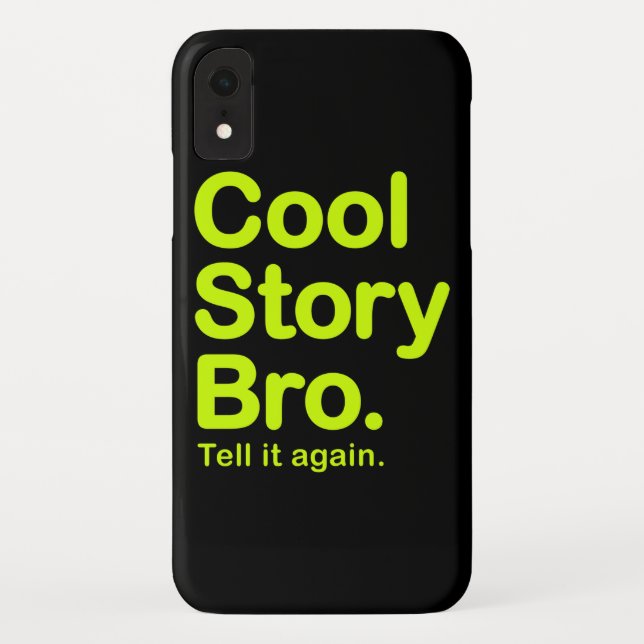 Cool Story Bro. Barely There iPhone 4 Case (Back)