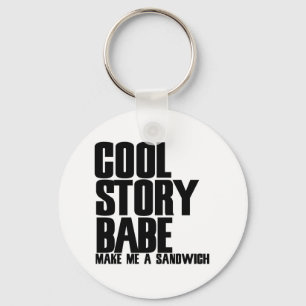 Cool Story Bro Parody Key Ring