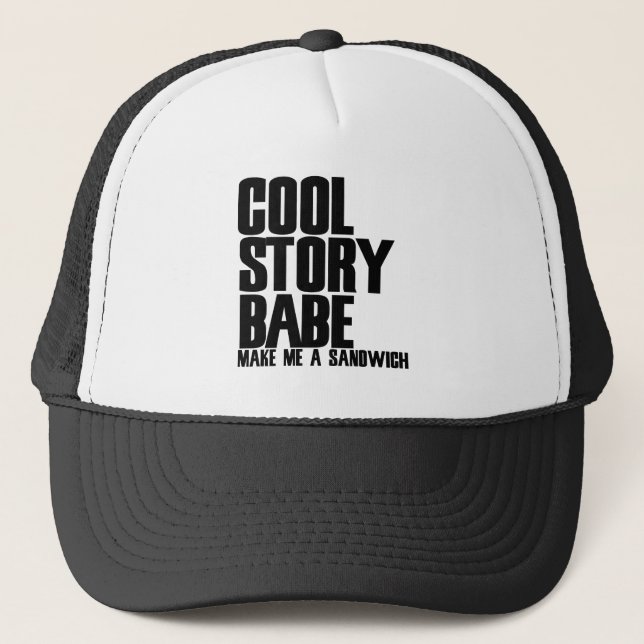 Cool Story Bro Parody Trucker Hat (Front)