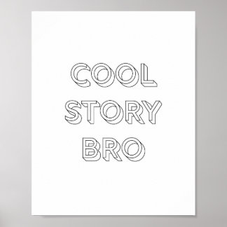 Cool Story Bro Poster