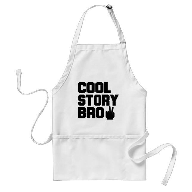 Cool Story Bro Standard Apron (Front)