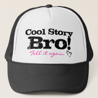 Cool story pink trucker hat