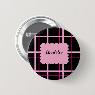 Cool Striped Pattern 6 Cm Round Badge