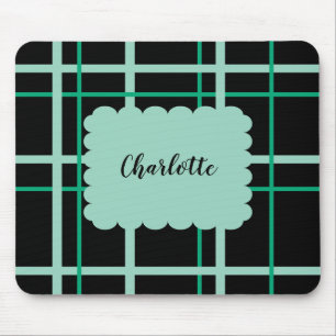 Cool Striped Pattern Mouse Pad