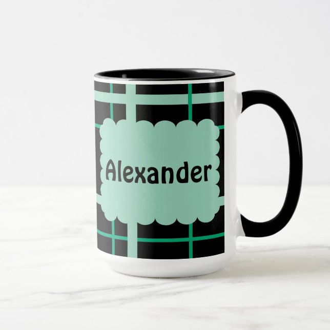 Cool Striped Pattern Mug (Right)