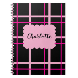 Cool Striped Pattern Notebook