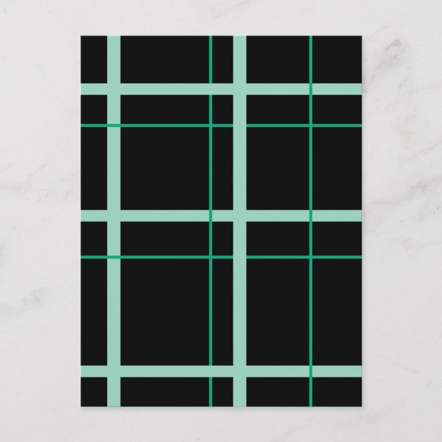 Cool Striped Pattern Postcard (Front)