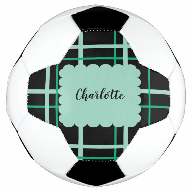 Cool Striped Pattern Soccer Ball (Front)