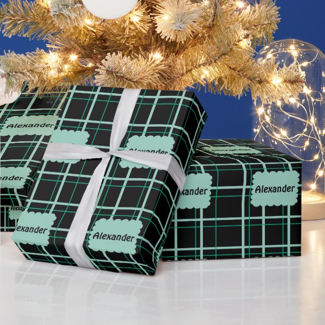 Cool Striped Pattern Wrapping Paper (Holidays)