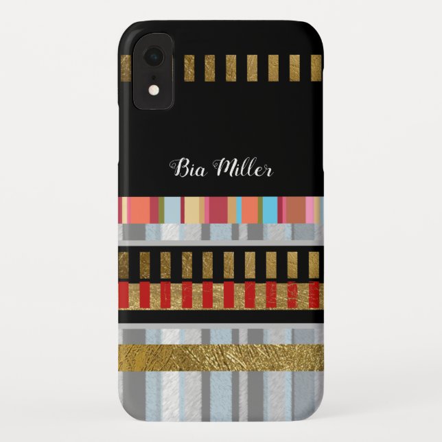 cool stripes pattern  Case-Mate iPhone case (Back)
