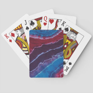 Cool Stripes Tie Dye Bicycle Playing Cards