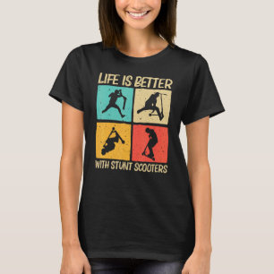 Cool Stunt Scooter For Men Women Scootering Scoote T-Shirt