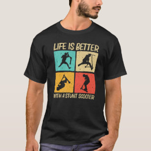 Cool Stunt Scooter For Men Women Scootering Scoote T-Shirt