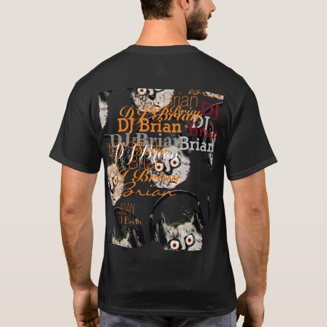 cool & stylish DJ T-Shirt (Back)