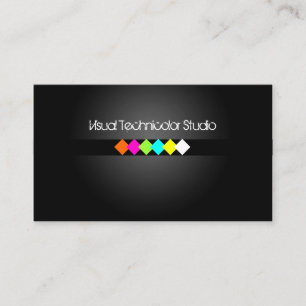Cool / Stylish fluorescent diamonds Business Card