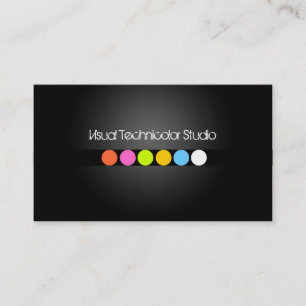 Cool / Stylish fluorescent dots Business Card