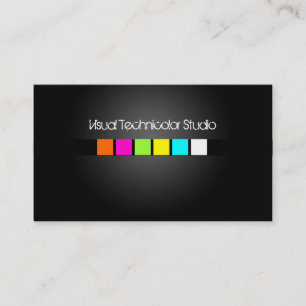 Cool / Stylish fluorescent squares Business Card