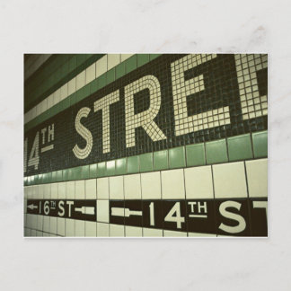 Cool Subway Postcard