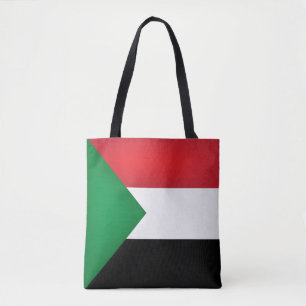 Cool Sudan Flag Fashion Tote Bag