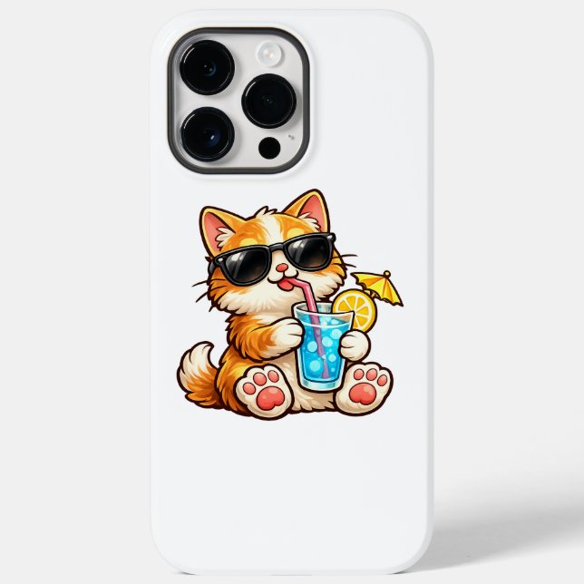 Cool Summer Cat Case-Mate iPhone Case (Back)