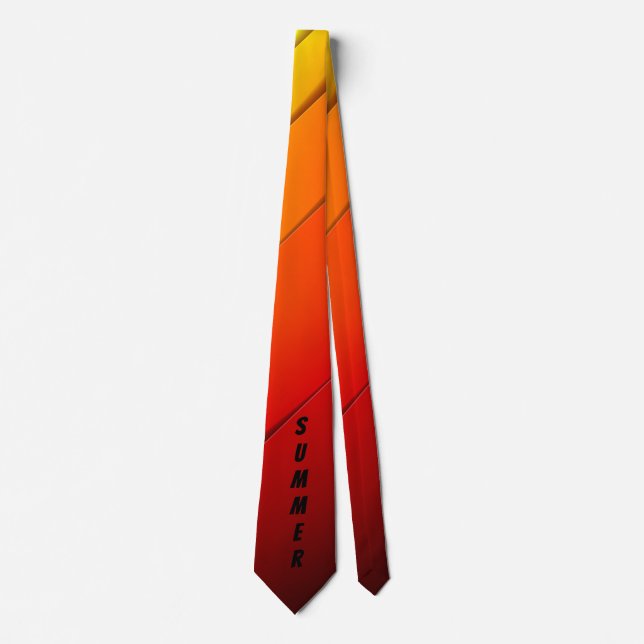 Cool Summer Colourful Style Tie (Front)