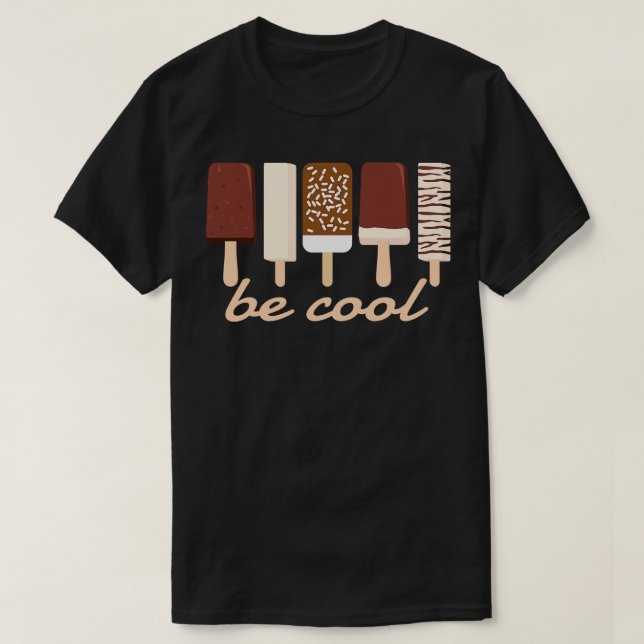 Cool Summer Ice Cream T-Shirt (Design Front)