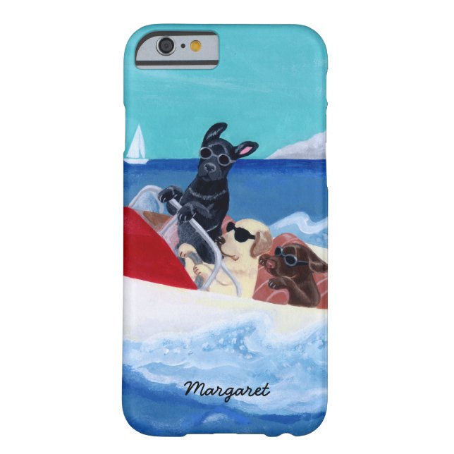 Cool Summer Labradors Painting Case-Mate iPhone Case (Back)