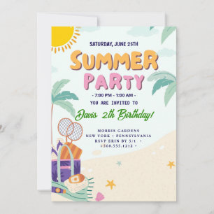 COOL Summer Party Invitation