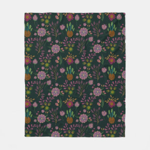 Cool Summer Pattern Fleece Blanket